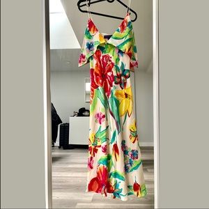 Ralph Lauren Collection Silk Flower Dress